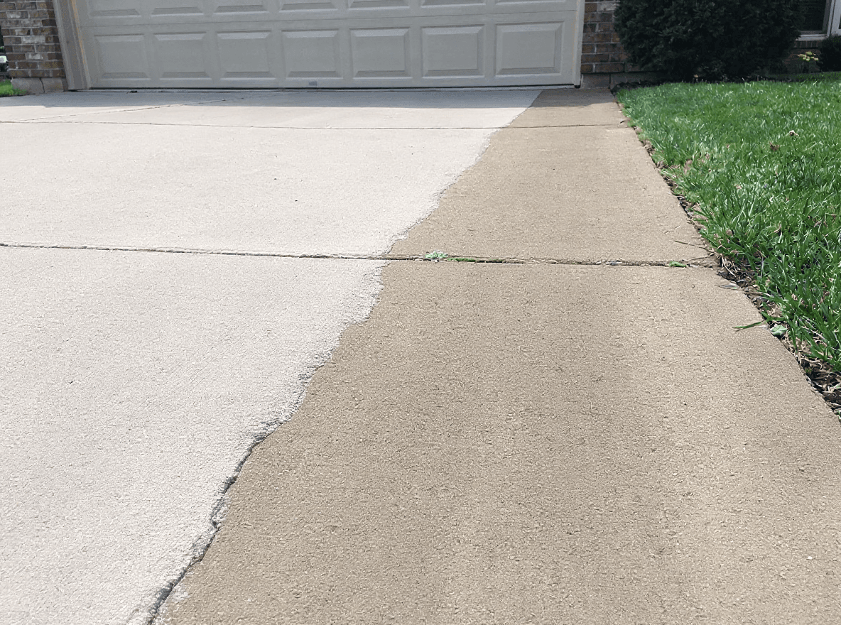 Driveway & Concrete Cleaning by Brisk Pressure Washing